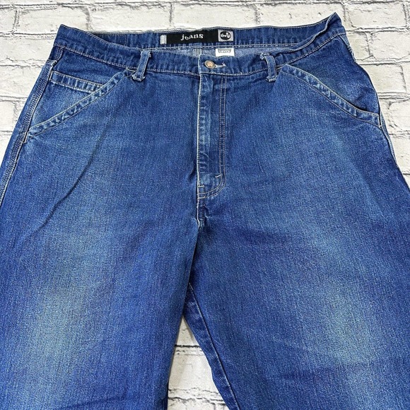Levi’s Silvertab Vintage Carpenter Blue Jeans 36 x 28 Hip Hop Baggy Y2K Rare - Picture 4 of 13